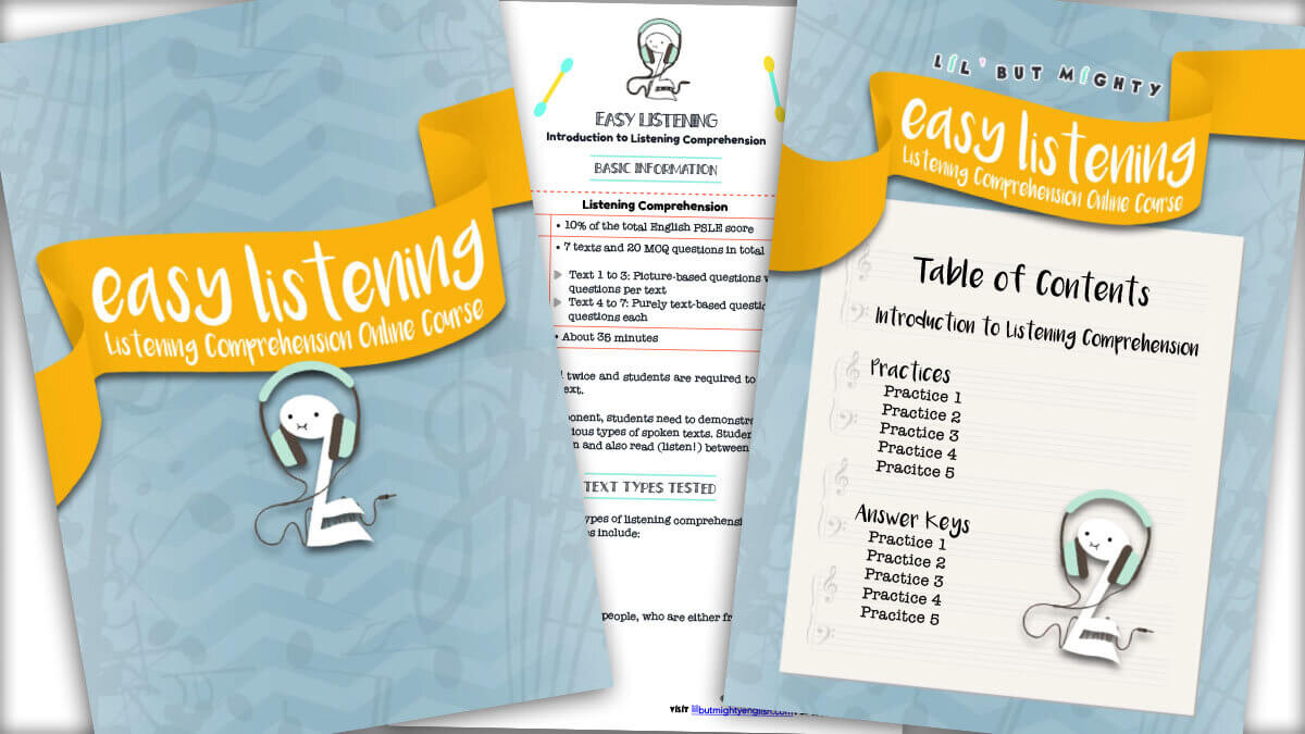 Easy Listening Sample Worksheets | Lil' but Mighty