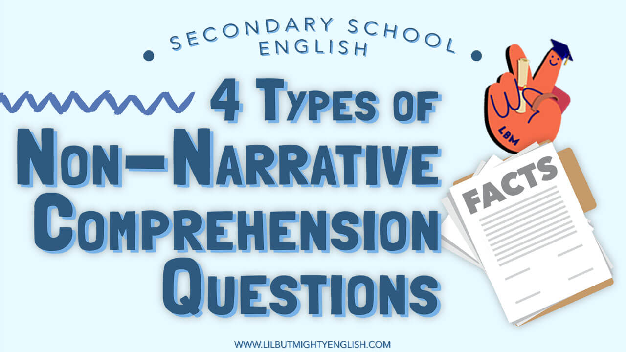 4 Types of Non-Narrative Comprehension Questions