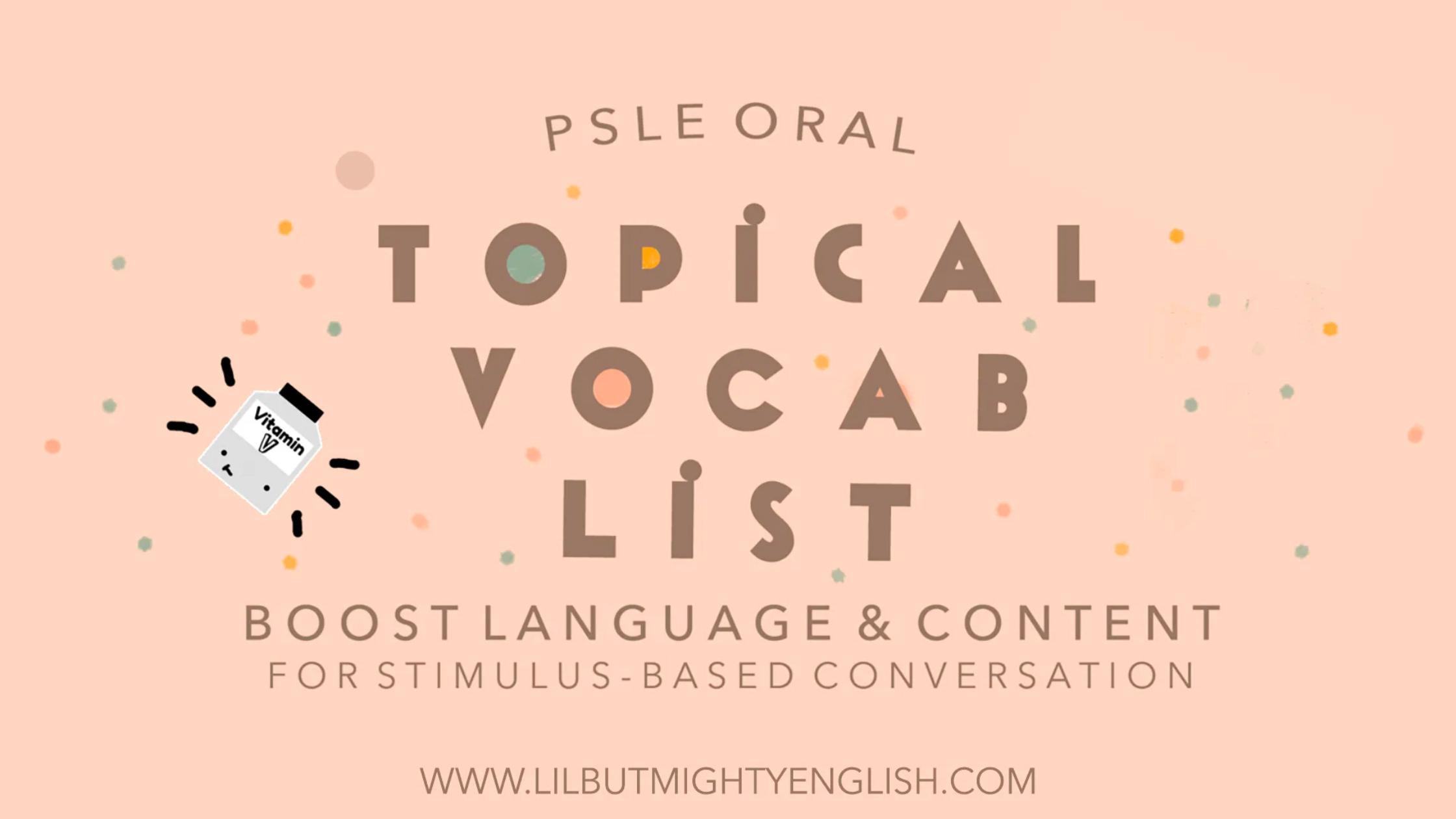 Oral Vocab List