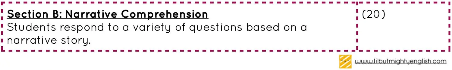 Section B: Narrative Comprehension