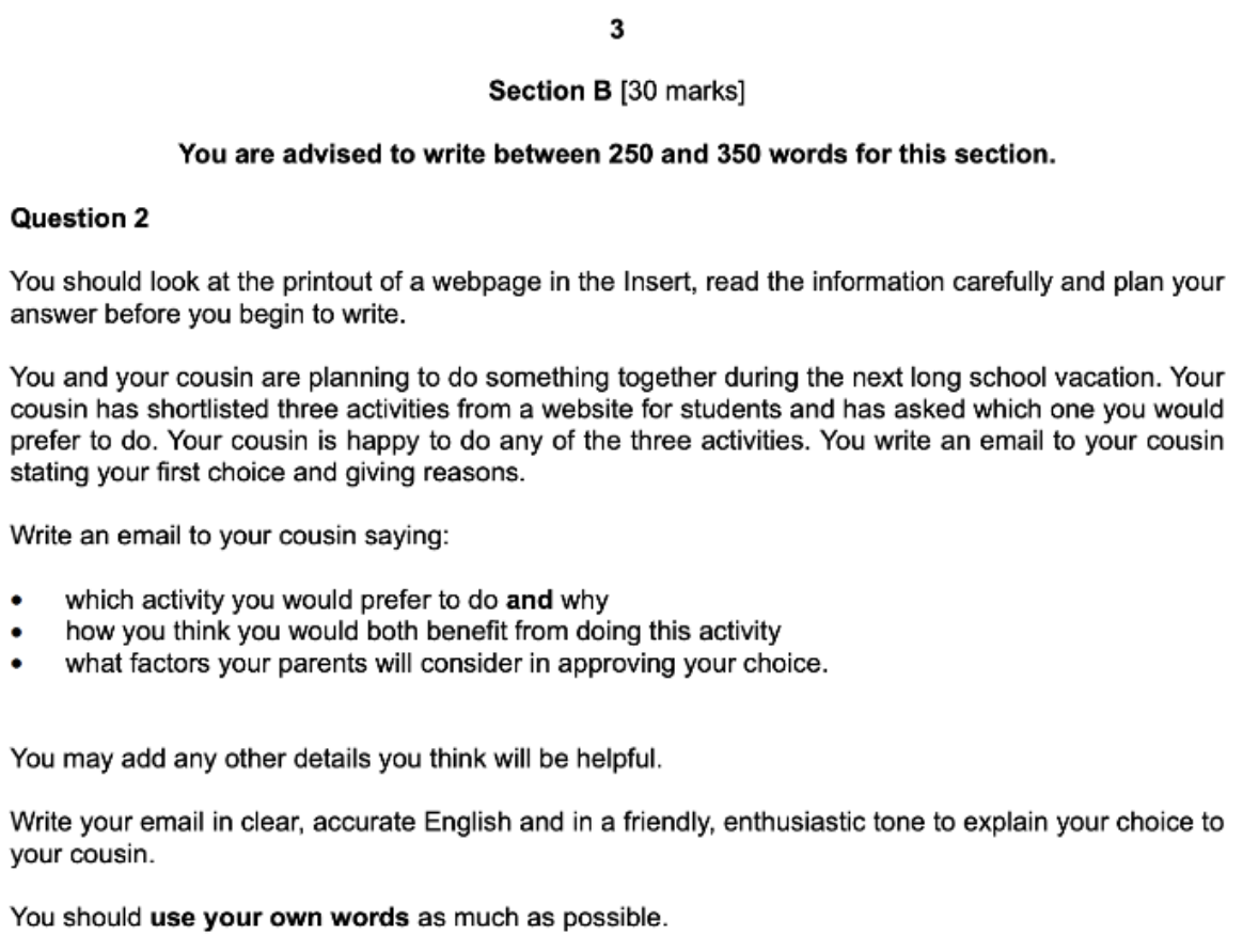 secondary situational writing secondary situational writing
