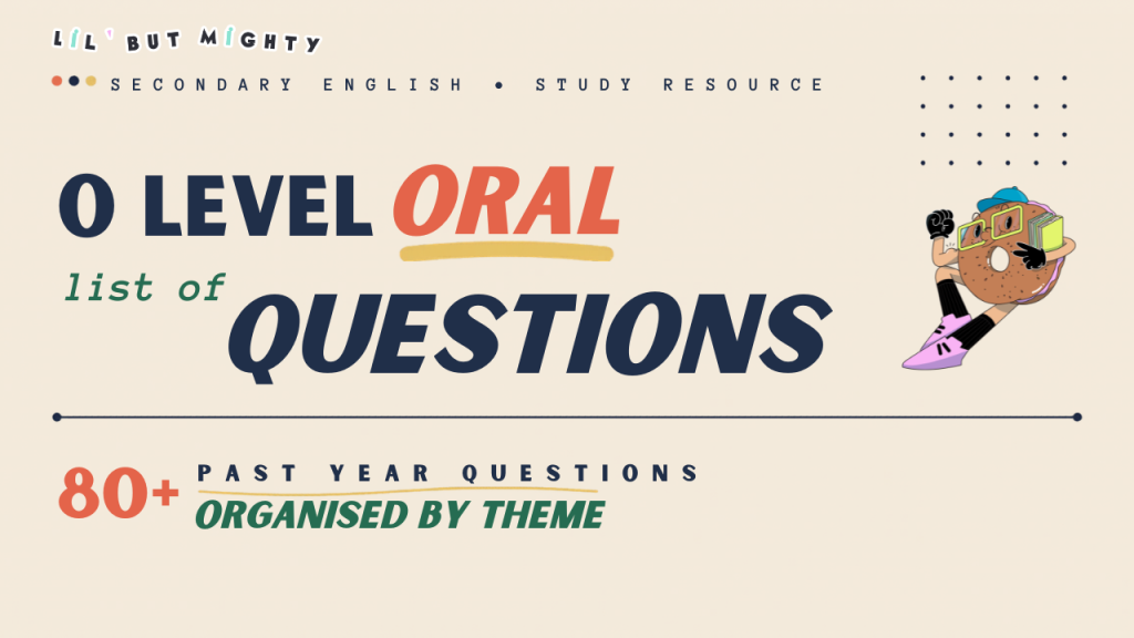 O Level Oral List of Questions