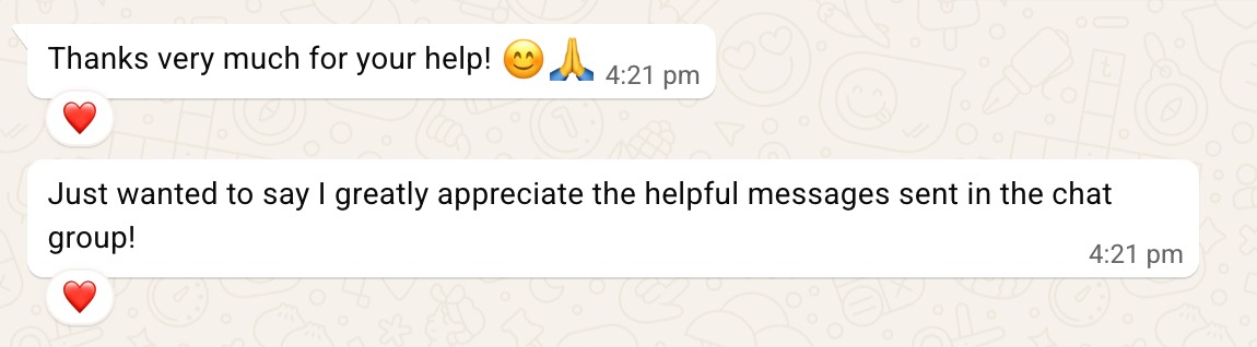 WhatsApp Group Chat WhatsApp Group Chat
